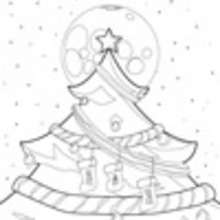 Christmas Tree online coloring page - Coloring page - COLOR ONLINE - CHRISTMAS online coloring
