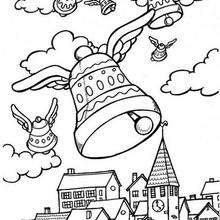 Easter Sunday Bells coloring page