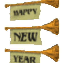 New Year's Day themed animated gifs