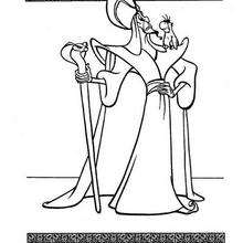 Jafar and Iago coloring page - Coloring page - DISNEY coloring pages - Aladdin coloring pages