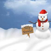Christmas Snowman wallpaper - Drawing for kids - WALLPAPERS - CHRISTMAS Wallpapers - CHRISTMAS CHARACTERS wallpapers
