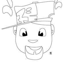 Soldier Head coloring page - Coloring page - JOB coloring pages - SOLDIER coloring pages