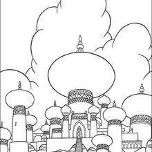 Palace coloring page - Coloring page - DISNEY coloring pages - Aladdin coloring pages