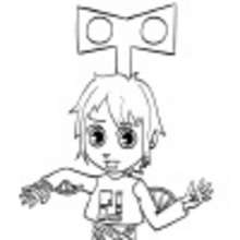 Boy wearing robot costume online coloring page - Coloring page - COLOR ONLINE - COSTUME PARTY online coloring pages