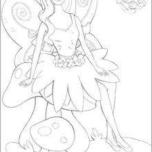 Fairy Barbie coloring page - Coloring page - GIRL coloring pages - BARBIE coloring pages
