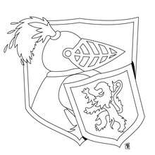Knight's Seal coloring page