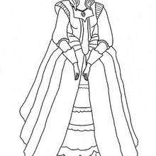 Medieval Princess coloring page