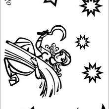 Virgo coloring page - Coloring page - ZODIAC coloring pages - SIGNS of the ZODIAC coloring pages - VIRGO coloring pages