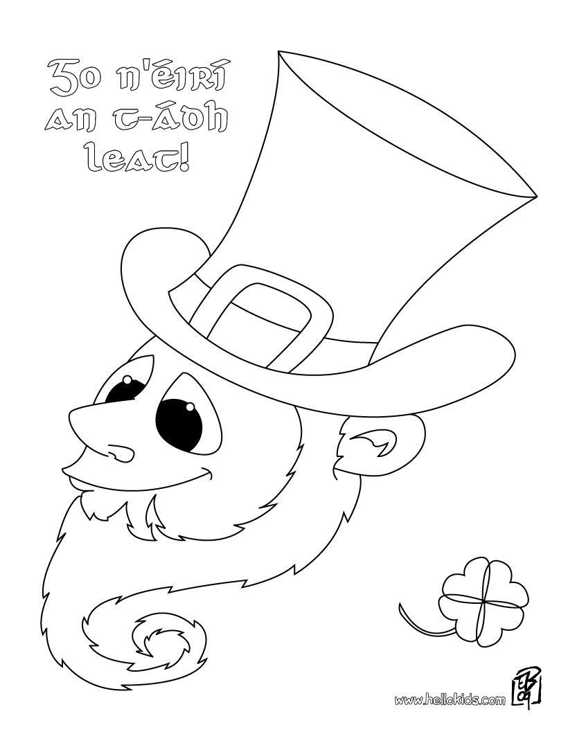 Good Luck Coloring Page Printable Coloring Pages