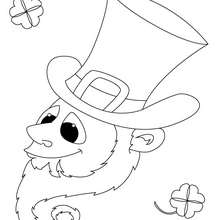 Leprechaun coloring page - Coloring page - HOLIDAY coloring pages - ST. PATRICK'S DAY coloring pages
