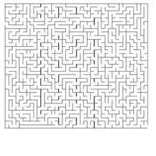FIND THE GOOD ROAD difficult maze printable worksheet