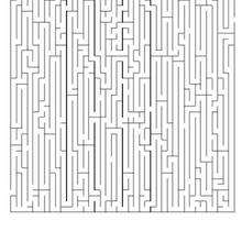 FIND THE GOOD WAY difficult printable maze printable worksheet