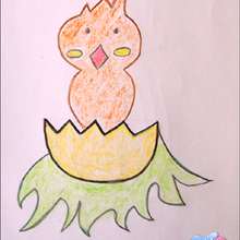 How to draw an Easter chick - Drawing for kids - HOW TO DRAW lessons - How to draw HOLIDAYS - How to draw EASTER - How to Draw EASTER CHICK