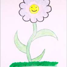 How to draw a flower - Drawing for kids - HOW TO DRAW lessons - How to draw HOLIDAYS - How to draw EASTER - How to Draw FLOWERS