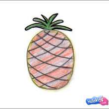 How to draw a Pineapple - Drawing for kids - HOW TO DRAW lessons - How to draw FRUITS
