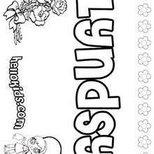 Lyndsy - Coloring page - NAME coloring pages - GIRLS NAME coloring pages - L girl names coloring posters