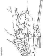 Tank coloring page - Coloring page - TRANSPORTATION coloring pages - ARMY vehicles coloring pages