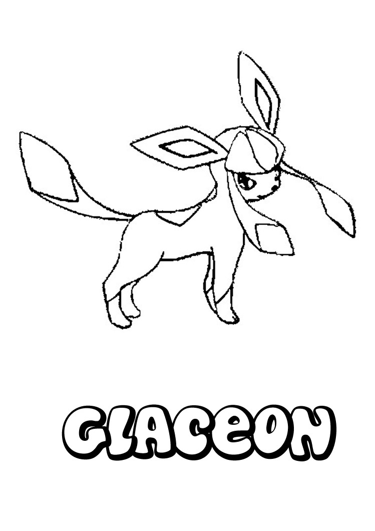 Glaceon coloring pages - Hellokids.com