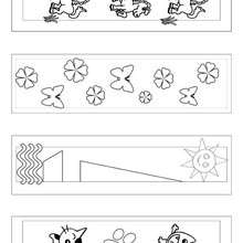 Animal bookmark coloring page - Kids Craft - BOOKMARKS for school books - ANIMAL Bookmarks