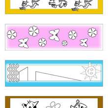 Half-colored Animal bookmarks - Kids Craft - BOOKMARKS for school books - ANIMAL Bookmarks