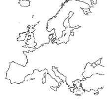 Europe map coloring page - Coloring page - COUNTRIES Coloring Pages - MAPS coloring pages