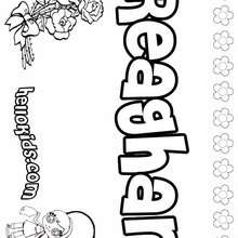 Reaghan coloring page - Coloring page - NAME coloring pages - GIRLS NAME coloring pages - R names for girls coloring posters