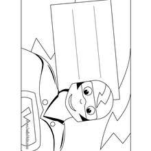 Superhero door sign coloring page - Coloring page - DOOR HANGER coloring pages
