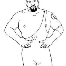 The bog show coloring page - Coloring page - SPORT coloring pages - WRESTLING coloring pages