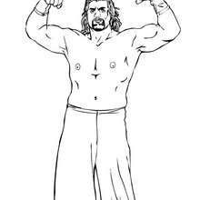 The Great Khali coloring page - Coloring page - SPORT coloring pages - WRESTLING coloring pages