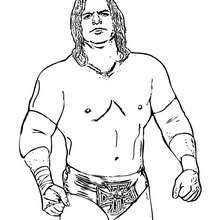 Wrestler Triple H coloring page - Coloring page - SPORT coloring pages - WRESTLING coloring pages