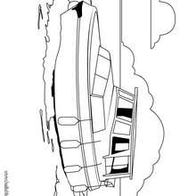 Lifeboat coloring page - Coloring page - TRANSPORTATION coloring pages - BOAT coloring pages