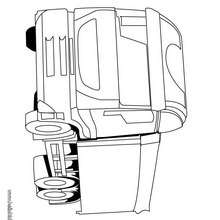 Road haulage contractor coloring page