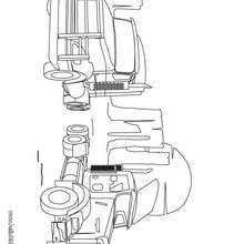 Trucks coloring page