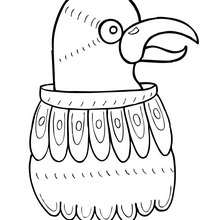 Calandria coloring page - Coloring page - ANIMAL coloring pages - BIRD coloring pages - PREHISPANIC BIRD coloring pages