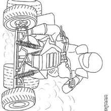 Quad coloring page - Coloring page - TRANSPORTATION coloring pages - QUAD coloring pages