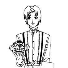 Akasaka Keiichiro coloring page - Coloring page - MANGA coloring pages - TOKYO MEW MEW coloring pages