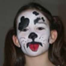 Dalmatian Face Painting for children