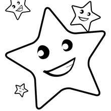 Star toy coloring page