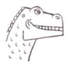How to draw a Iguanodon