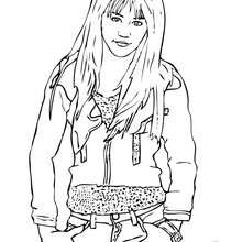 coloring pages hannah