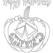 Halloween lantern coloring page - Coloring page - HOLIDAY coloring pages - HALLOWEEN coloring pages - HALLOWEEN CHARACTERS coloring pages