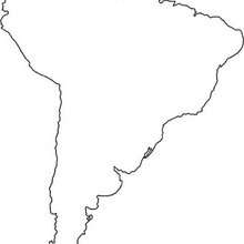 South America coloring page - Coloring page - COUNTRIES Coloring Pages - MAPS coloring pages