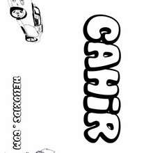 Cahir - Coloring page - NAME coloring pages - BOYS NAME coloring pages - C names for Boys free coloring pages