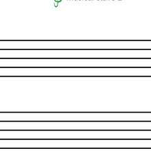 Musical Stave 2 - Coloring page - MUSICAL coloring pages - MUSICAL ACADEMY coloring pages