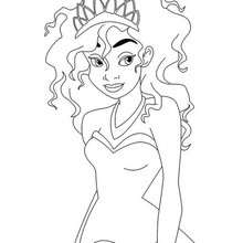 Tiana coloring page - Coloring page - DISNEY coloring pages - Princess and the Frog coloring pages