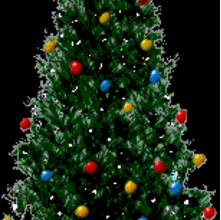 Free Christmas tree animated gif - Drawing for kids - ANIMATED GIFS - CHRISTMAS animated Gifs - CHRISTMAS TREE animated gif
