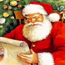 Happy Santa wallpaper - Drawing for kids - WALLPAPERS - CHRISTMAS Wallpapers - SANTA wallpapers