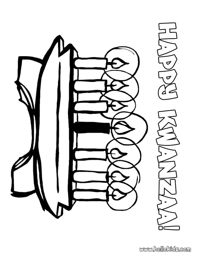 Kwanzaa Coloring Page To Print Coloring Pages