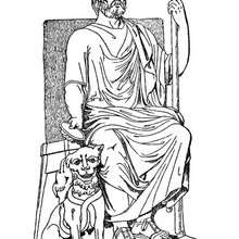 GOD HADES coloring page - Coloring page - COUNTRIES Coloring Pages - GREECE coloring pages - GREEK MYTHOLOGY coloring pages - GREEK GODS coloring pages