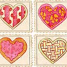 Valentine's Day Stamps - Kids Craft - PAPER TOYS - VALENTINE Paper Toys
